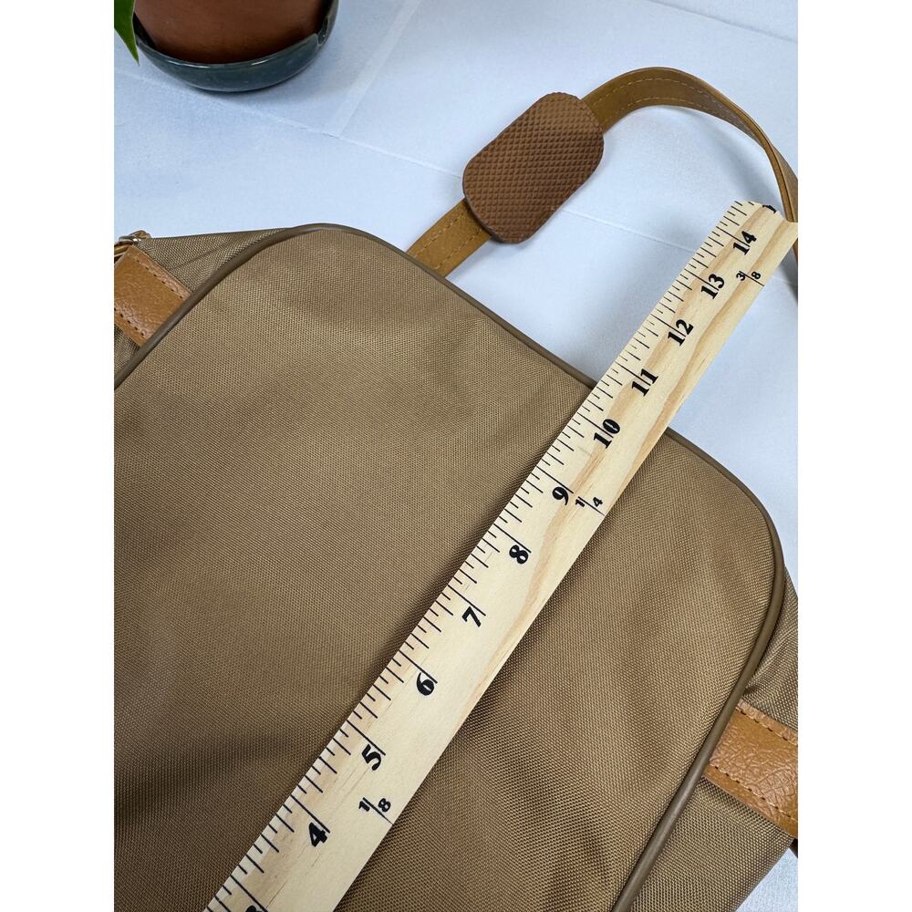 Samsonite Tan Brown Crossbody Shoulder Bag Vintage Travel Purse EUC - Picture 12 of 13